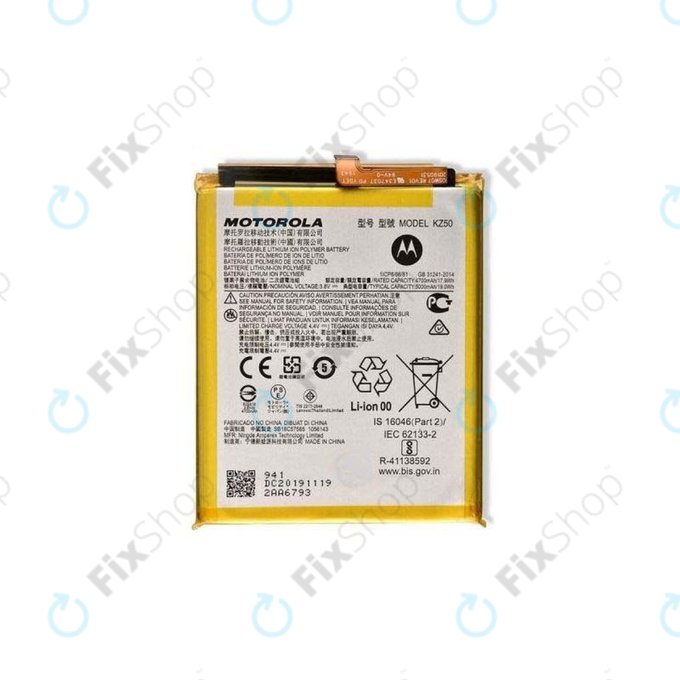 Motorola Moto G8 Power XT2041 - Batterie KZ50 5000mAh - SB18C57585 Genuine Service Pack