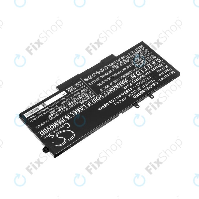 Batterie pour Dell Latitude 5501, Latitude 5401, Latitude 14 5410, Latitude 15 5511, 4150mAh, Li-Ion, 15.2V, 3HWPP, HQ