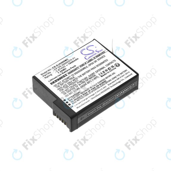 Batterie pour DJI Osmo Action 5, 1950mAh, Li-Ion, 3.87V, CP.OS.00000370.01, HQ
