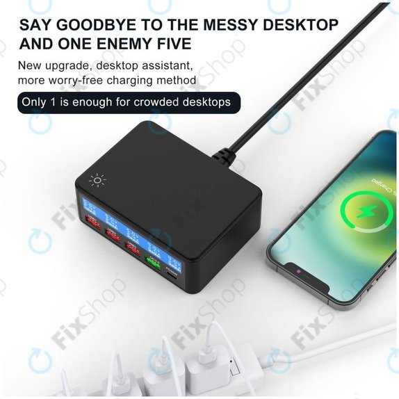 FixPremium - Station de recharge USB USB 3.0 et USB-C