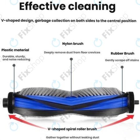 Ecovacs Deebot T50 Omni, T50 Pro Omni, T50 Max, T50 Max Pro Omni, T80 Omni - Rouleau de brosse