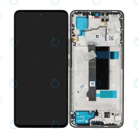 Xiaomi Redmi Note 13 Pro 5G - Écran LCD + Écran tactile + Cadre (Midnight Black) - 5600020N1600 Genuine Service Pack