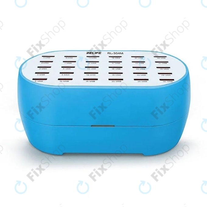 Relife RL-304M - Chargeur USB Smart Service - 30x USB / 160W