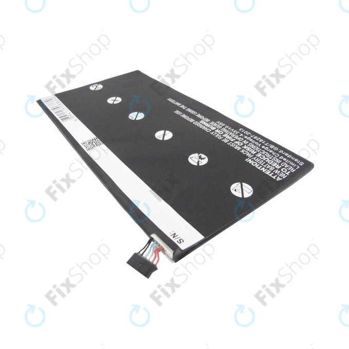 Batterie pour Asus Transformer Book T100, 8150mAh, Li-Pol, 3.8V, C12N1320, HQ