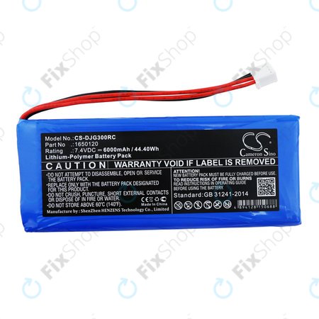 Batterie pour DJI Inspire 1, 2, Phantom 3, 4, 6000mAh, Li-Pol, 7.4V, 1650120, HQ