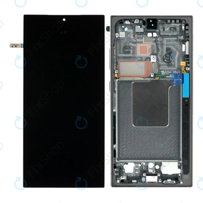 Samsung Galaxy S24 Ultra S928B - Écran LCD + Écran tactile + Cadre (Titanium Black) OLED