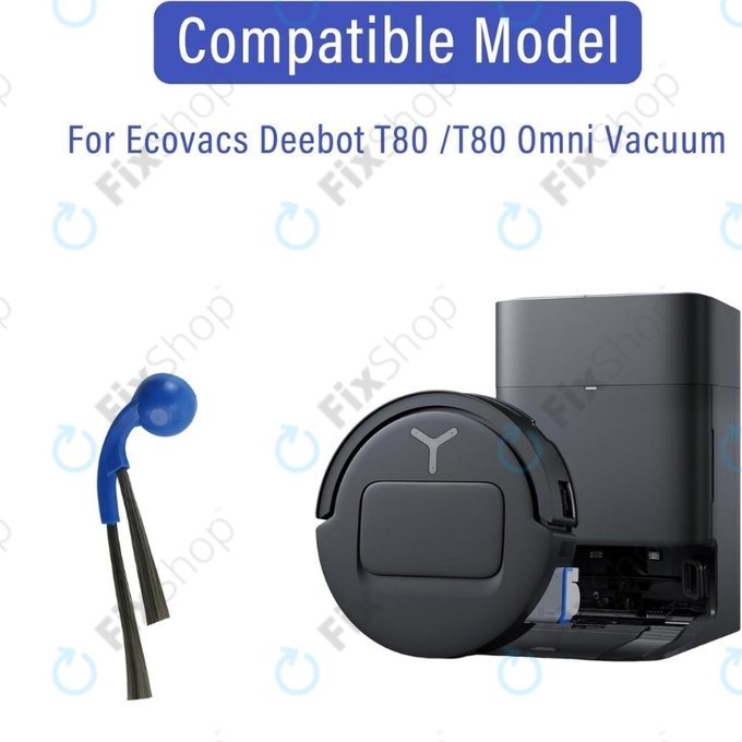 Brosse latérale, 2 pièces pour Ecovacs Deebot T80 Omni, T80