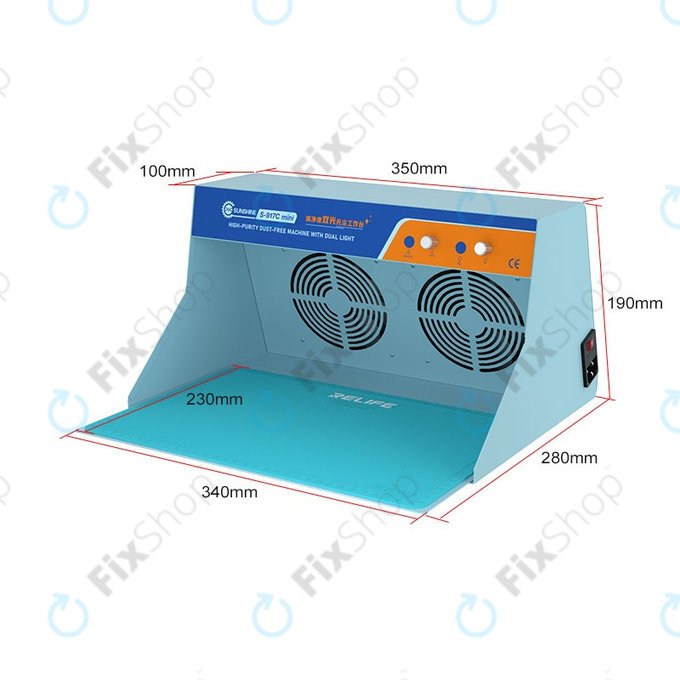 Sunshine SS-917C Mini - Banc de travail sans poussière pour réparations