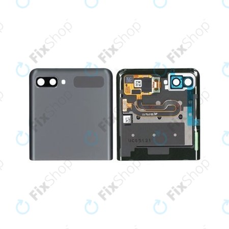 Samsung Galaxy Z Flip 5G F707B - Écran LCD + Écran Tactile + Cadre (Externe) (Gris Mystique) - GH96-13806A Genuine Service Pack