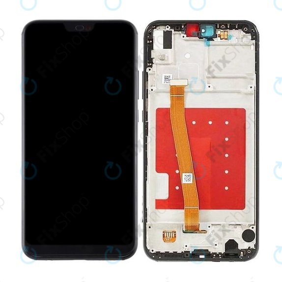 Huawei P20 lite - Écran LCD + Écran tactile + Cadre (Noir)
