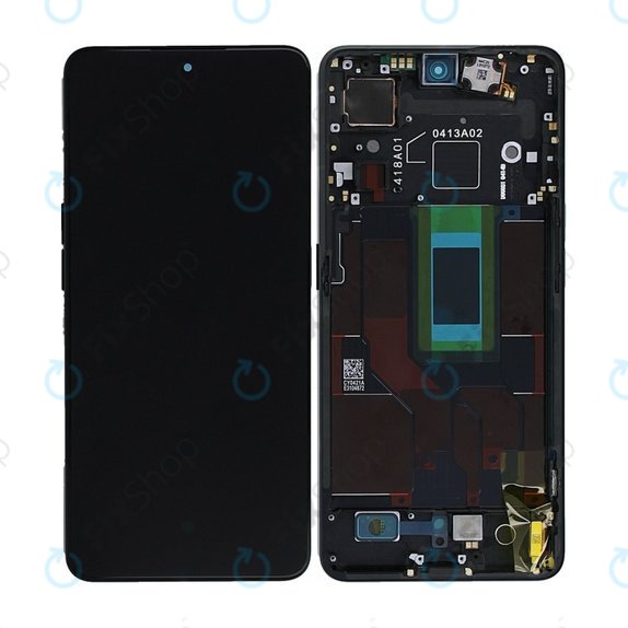 Oppo Reno 8 Pro CPH2357 - Écran LCD + Ecran Tactile + Cadre (Glazed Black) OLED