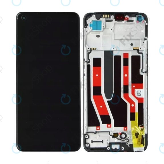 Oppo Reno 7 Lite - Écran LCD + Ecran Tactile + Cadre (Cosmic Black) OLED