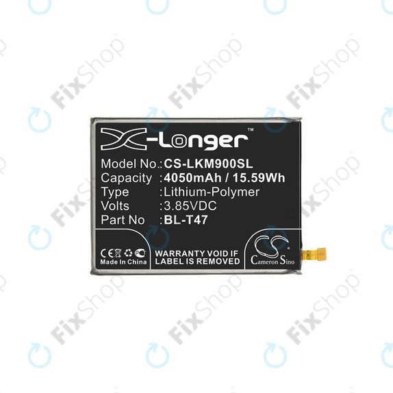 LG Velvet 5G - Batterie BL-T47 4050mAh HQ