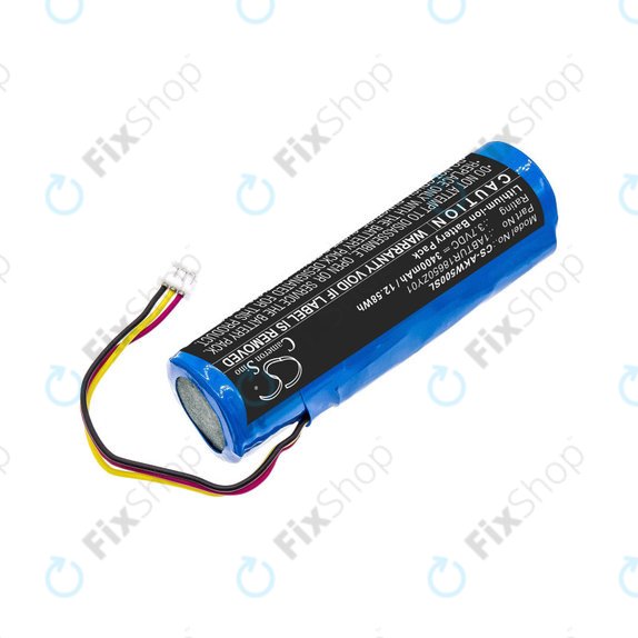 Batterie pour Akai 5000 Solo, Ewi 5000, 3400mAh, Li-Ion, 3.7V, 1ABTUR18650ZY01, HQ