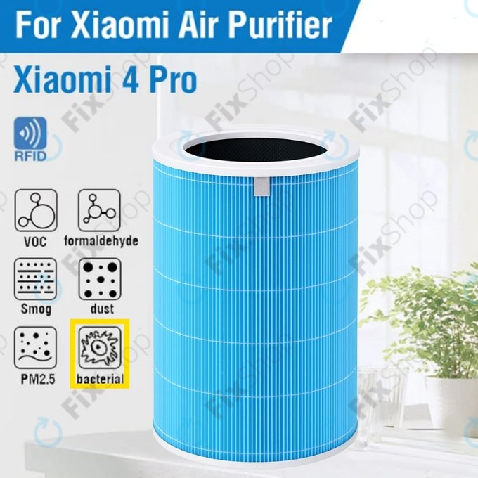 Xiaomi Mi Mijia Air Purifier 4 Pro - Filtre HEPA (Antibactérien) (Bleu)