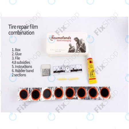 Boîte à outils multifonctionnelle : pompe à air, kit de pneus, clé, pied-de-biche et tournevis 16 en 1.