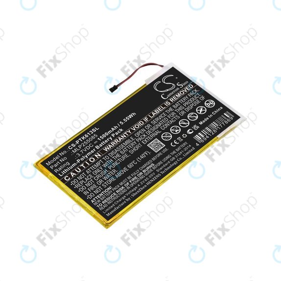 Batterie pour Pocketbook 611, Pocketbook 625, 1500mAh, Li-Pol, 3.7V, MLP255085, HQ