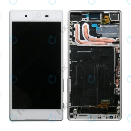 Sony Xperia Z5 E6653 - Écran LCD + Écran tactile + Cadre (Blanc) - 1296-1894 Genuine Service Pack
