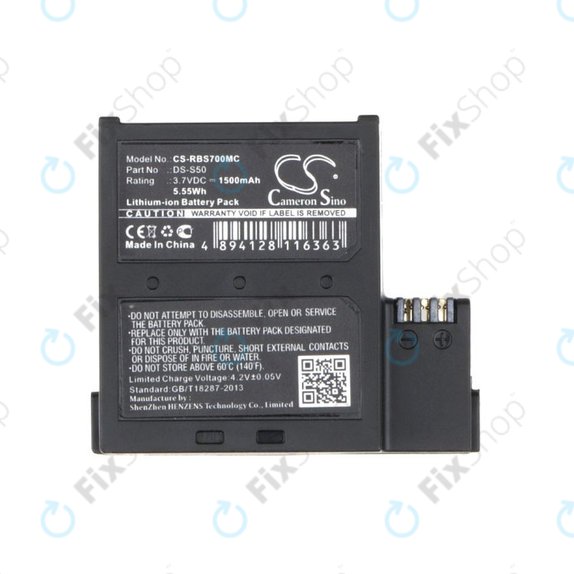 Batterie pour AEE D33, magicae S50, S70, 1500mAh, Li-Ion, 3.7V, DS-S50, HQ