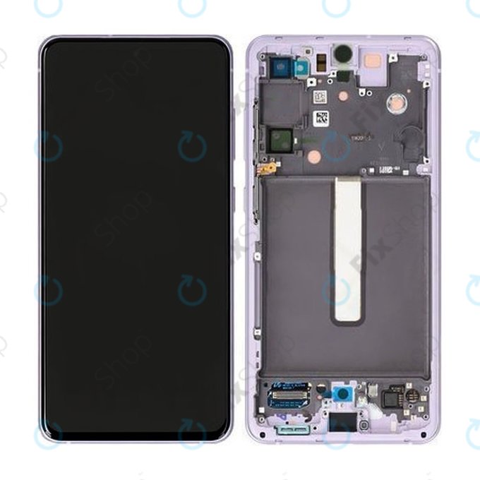 Samsung Galaxy S21 FE G990B - Écran LCD + Ecran Tactile + Cadre (Violet) - GH82-26414D, GH82-26420D, GH82-26590D Genuine Service Pack