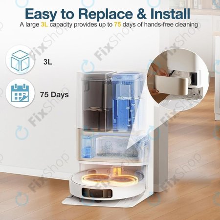 Xiaomi Dreame X40 Ultra, X50 Ultra, L40s Pro Ultra, L40 Ultra, L10s Ultra Gen2, Mova E30 Ultra, Mova V50 Ultra, P60 - Sac a poussiere