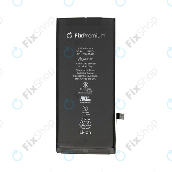Apple iPhone XR - Batterie 2942mAh FixPremium (10 Pack)