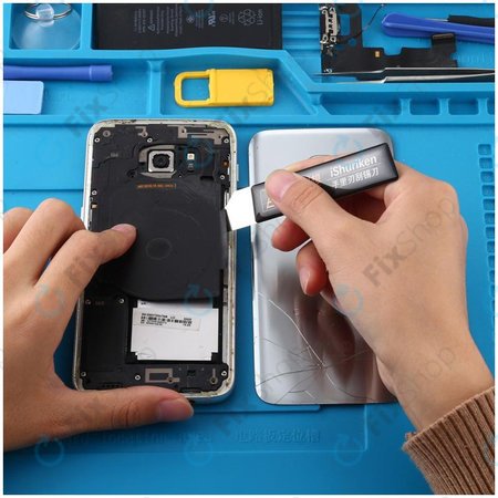 QianLi Mega-iDea iShuriken - Couteau à gratter en étain