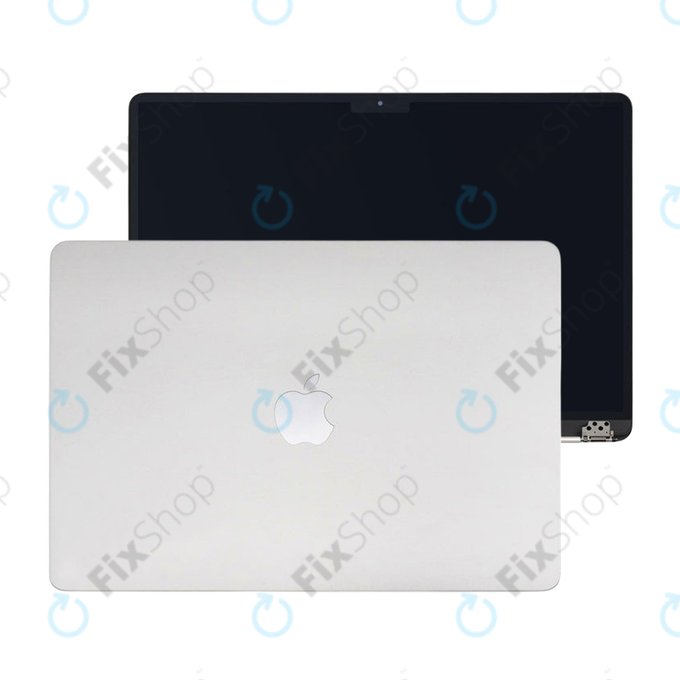 Écran LCD pour MacBook Air 15", A3114 (2024), avec vitre avant et couvercl, Silver, 661-40256, Genuine Apple