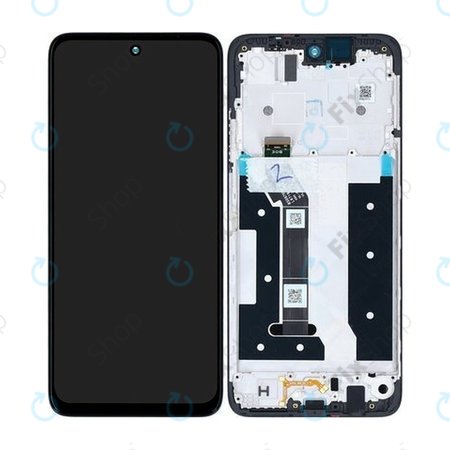 Motorola Moto G35 5G - Écran LCD + Ecran Tactile + Cadre (Black) - 5D68C28856 Genuine Service Pack