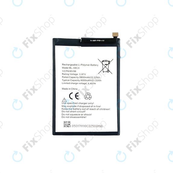 Infinix Hot 10i - Batterie BL-58CX 6000mAh