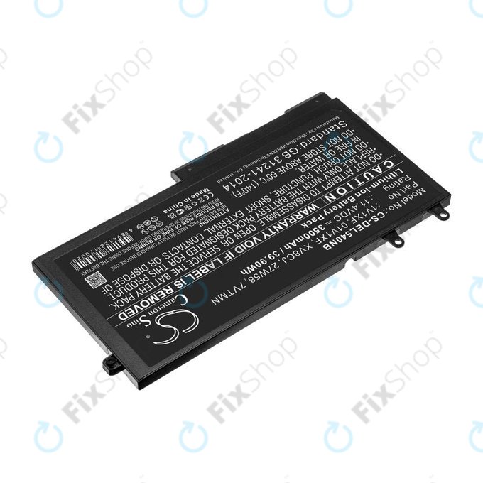 Batterie pour Dell Latitude 5400, Inspiron 7591 2-in-1, 3500mAh, Li-Ion, 11.4V, XV8CJ, HQ