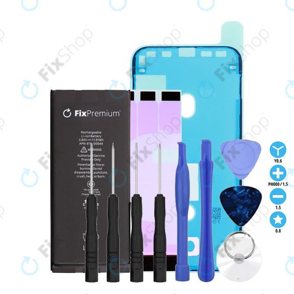 Batterie pour iPhone 11, 3110mAh, Adhésif (Adhesive), Outils, FixPremium