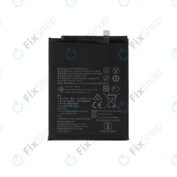 Huawei Mate 10 Lite, Honor 7X, Nova 2 Plus, P Smart Plus (Nova 3i), P30 Lite, P30 Lite 2020 - Batterie HB356687ECW 3240mAh