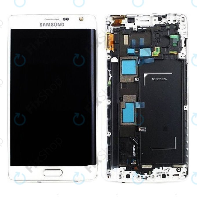 Samsung Galaxy Note Edge N915FY - Écran LCD + Ecran Tactile + Cadre (Blanc) - GH97-16636B Genuine Service Pack