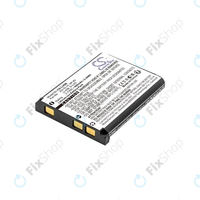 Batterie pour Olympus MJU, AGFA Optima, Praktica Luxmedia, 660mAh, Li-Ion, 3.7V, LI-42B, HQ