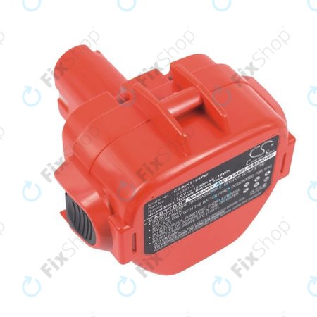 Batterie pour Makita 1050, 1500mAh, Ni-MH, 12V, 192598-2, 193981-6, HQ