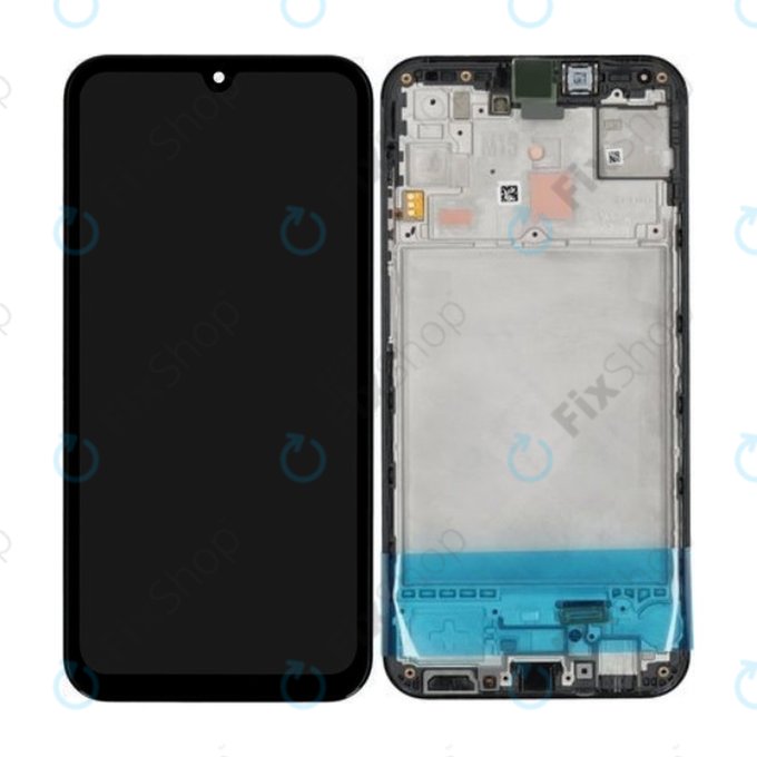 Samsung Galaxy M15 M156B - Écran LCD + Écran tactile + Cadre (Grey) - GH82-34683A Genuine Service Pack