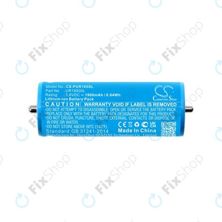 Batterie pour Braun Silk-épil 5, Silk-épil 7, Silk-épil 9, 1900mAh, Li-Ion, 3.6V, UR18500L, HQ