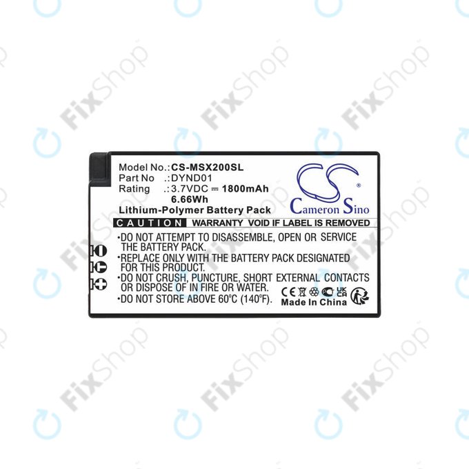 Batterie pour Microsoft Xbox Elite Series 2, 1800mAh, Li-Pol, 3.7V, DYND01, HQ