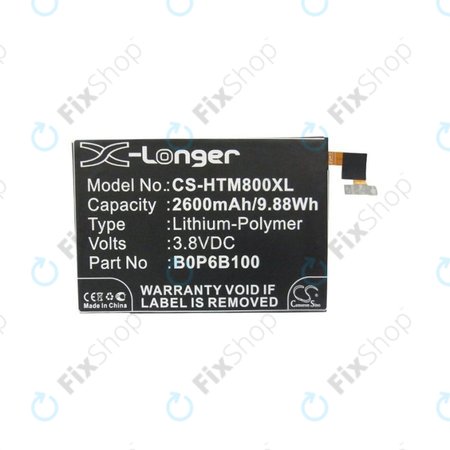 HTC One M8 - Batterie BOP6B100 2600mAh HQ