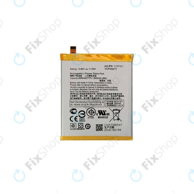 Asus ZenFone 3 Deluxe ZS570K - Batterie C11P1603 3480mAh