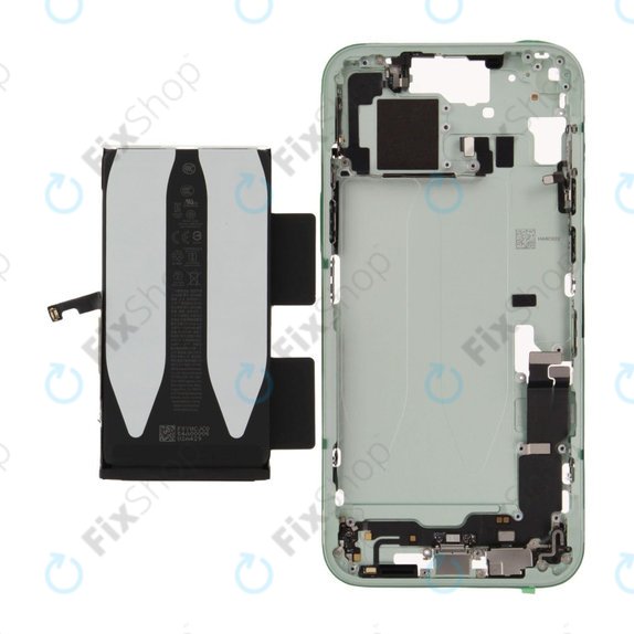 Cadre central avec batterie pour iPhone 15 Plus | Green | ZD076-00678 | Genuine Apple