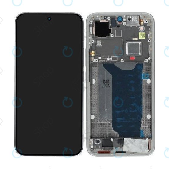 Écran pour Xiaomi 15T Pro 5G, Gray, Tactile avec cadre, 5600050O12U00, Genuine Service Pack