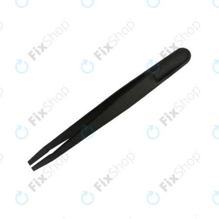 Pince à épiler antistatique en plastique, pointe fine et émoussée