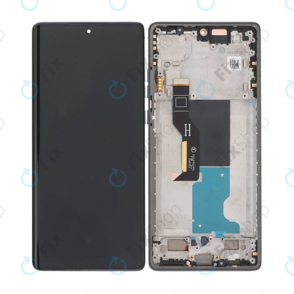 Motorola Edge 50 Fusion - Écran LCD + Écran tactile + Cadre (Forest Blue) OLED