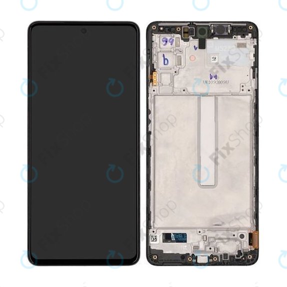 Samsung Galaxy M52 5G M526B - Écran LCD + Ecran Tactile + Cadre (Noir) - GH82-27091A, GH82-27094A Genuine Service Pack