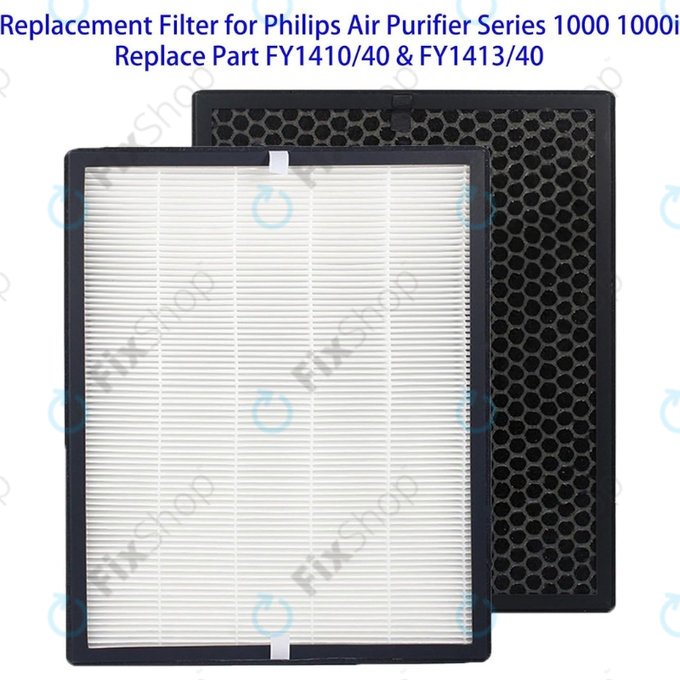 Philips 1000-series, 1000i-series, AC1214, AC1215, AC1217 - Ensemble de filtres (HEPA + Charbon actif)