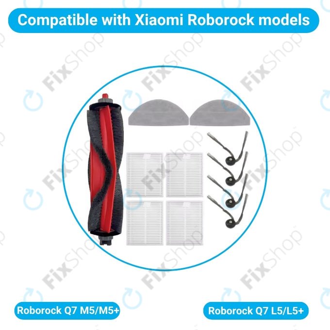 Xiaomi Roborock Q7 M5, Q7 M5+, Q7 L5, Q7 L5+ - Ensemble complet