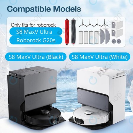 Xiaomi Roborock G20s, S8 MaxV Ultra - Ensemble avancé