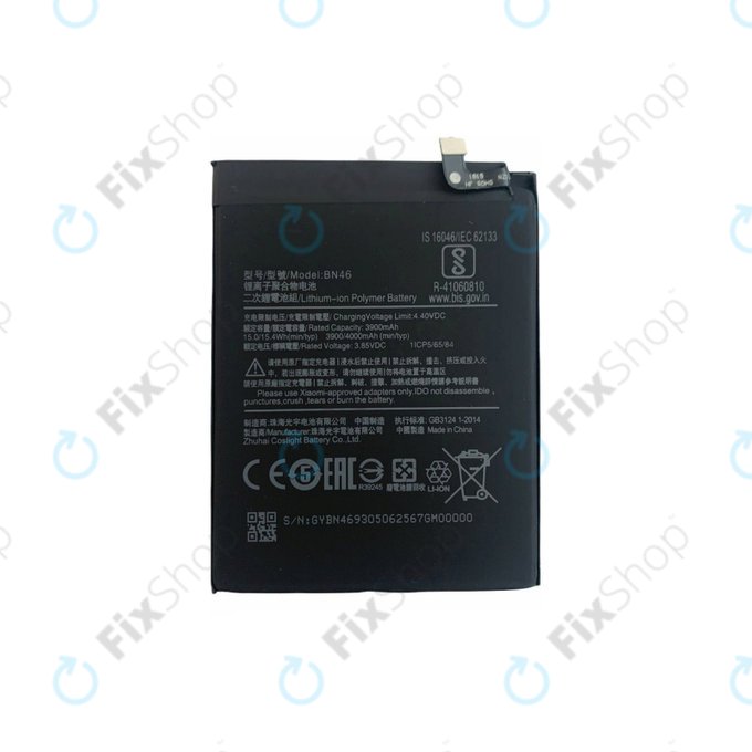 Xiaomi Redmi Note 8T, Redmi 7, Redmi 8A - Batterie BN46 4000mAh